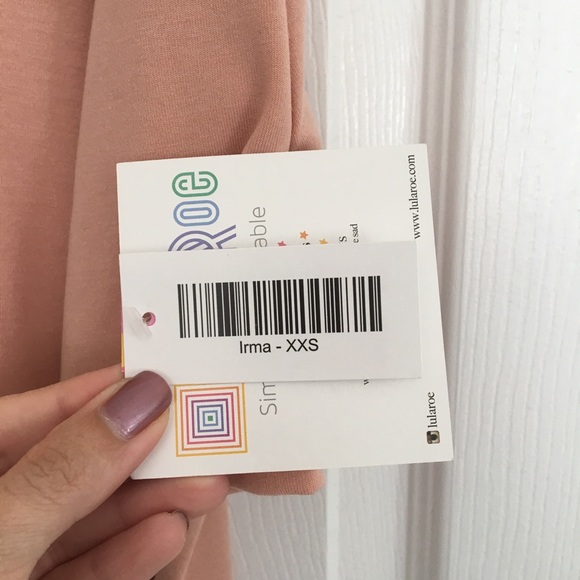 NEW WITH TAGS - LuLaRoe Irma - XXS - Picture 4 of 5